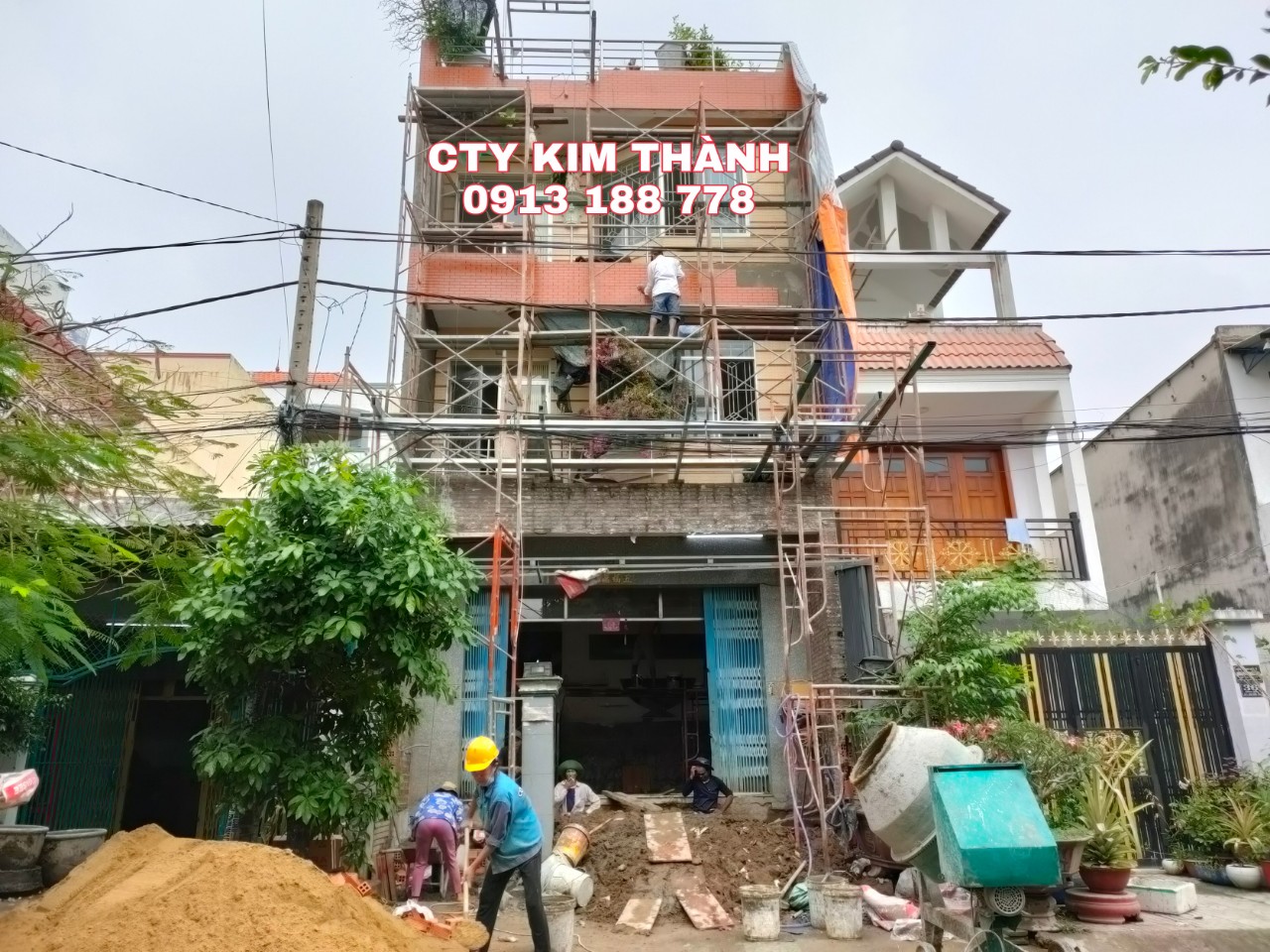 Nâng nhà lên cao 1,2m ở huyện bình chánh TPhcm 